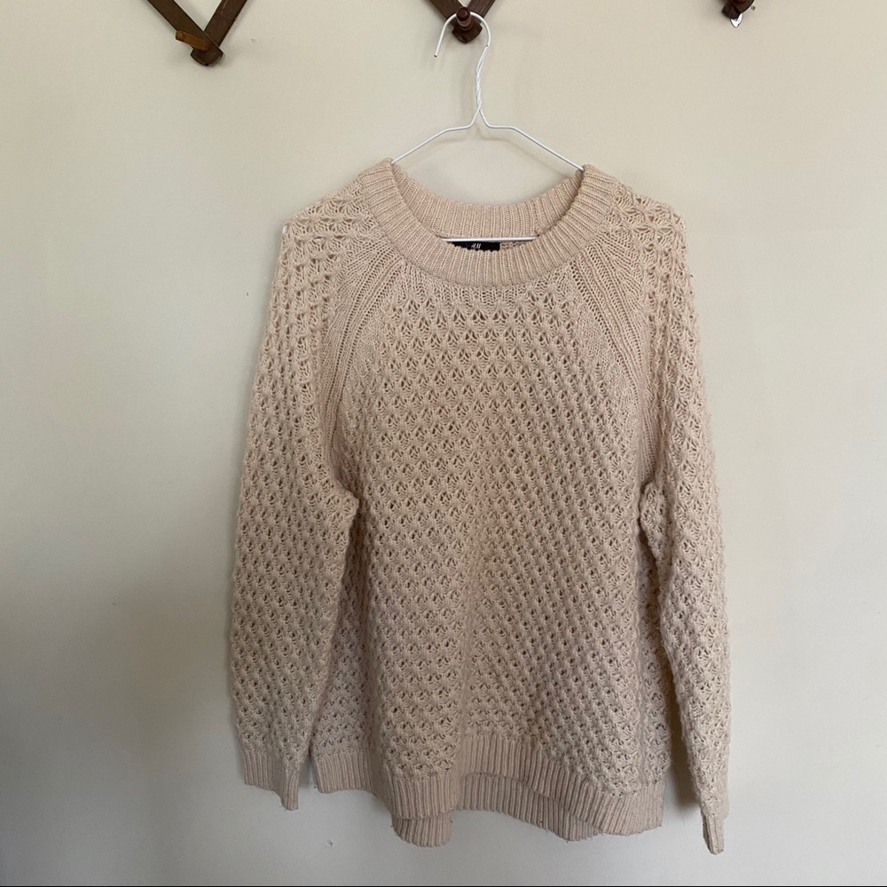 Oversized knit sweater